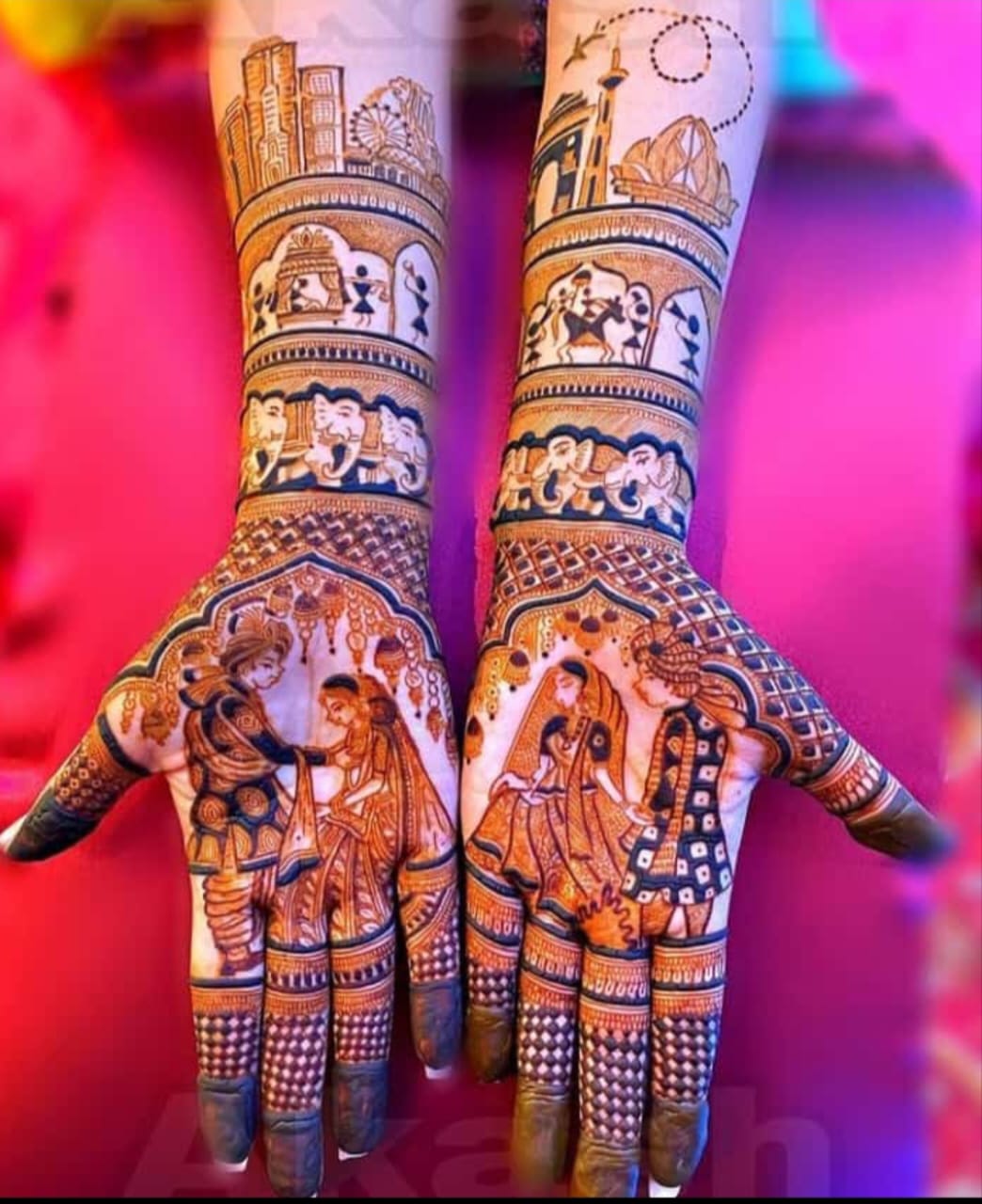 vinay mehandi artist bridal image